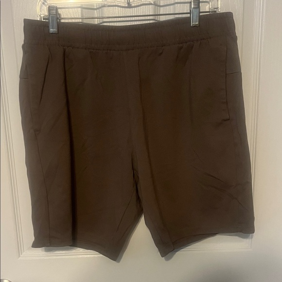 Men's Athletic Brown Shorts - Picture 1 of 4